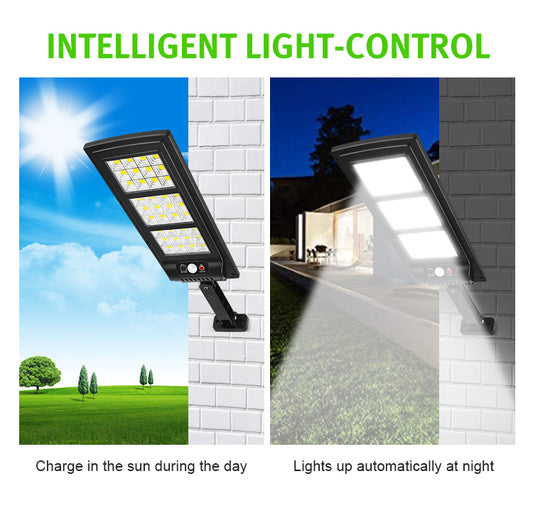 144 COB Solar Street Light Lamp Motion Sensor Lights Remote Garden Yard Flood AU