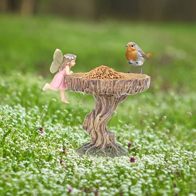 Fairy Garden Bird Feeder Bird Bath