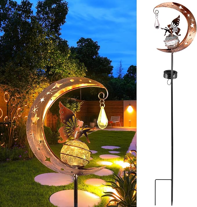 Moon Fairy Solar Light Outdoor Gard buy 3 get 1 free