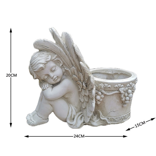 Garden Angel Statue Planter Cartoon