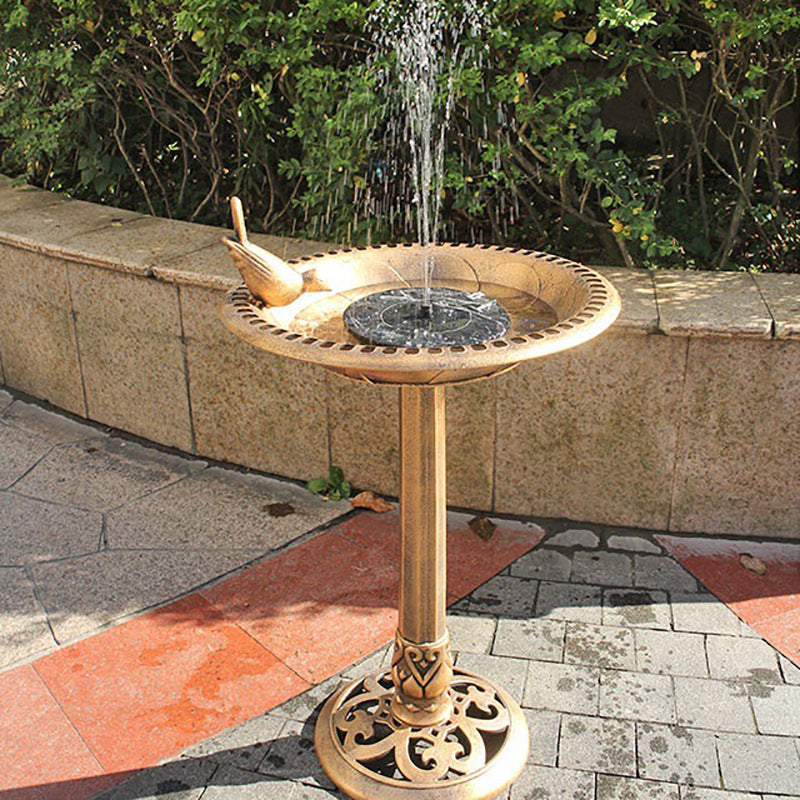 Bird Bath -  Lightweight Plastic Large Bowl with Solar fountain