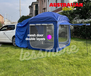 Tents for Camping with mesh door Car Tents for 5-8 persons Connected to Vehicle Universal